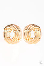 Load image into Gallery viewer, Rare Refinement Gold Post Earrings