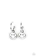 Load image into Gallery viewer, Subtle Smile White Earrings