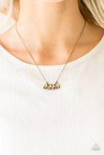 Load image into Gallery viewer, Deco Decadence Brass Necklace