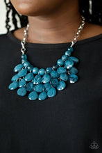 Load image into Gallery viewer, Sorry to Burst Your Bubble Blue Necklace