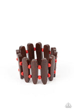Load image into Gallery viewer, Coronado Cabana Red Wood Bracelet