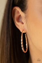 Load image into Gallery viewer, Twisted Edge Gold Earrings