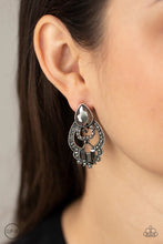 Load image into Gallery viewer, Glamour Gauntlet Silver Clip On Earrings