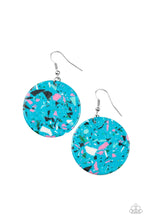 Load image into Gallery viewer, Tenaciously Terrazzo Blue Earrings