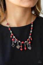 Load image into Gallery viewer, Renaissance Romance Red Necklace