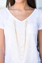 Load image into Gallery viewer, Ring It On Gold Necklace