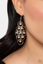 Load image into Gallery viewer, Head Rush Gold Earrings