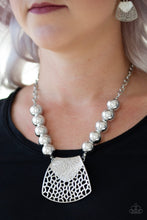 Load image into Gallery viewer, Large and In Charge Silver Necklace