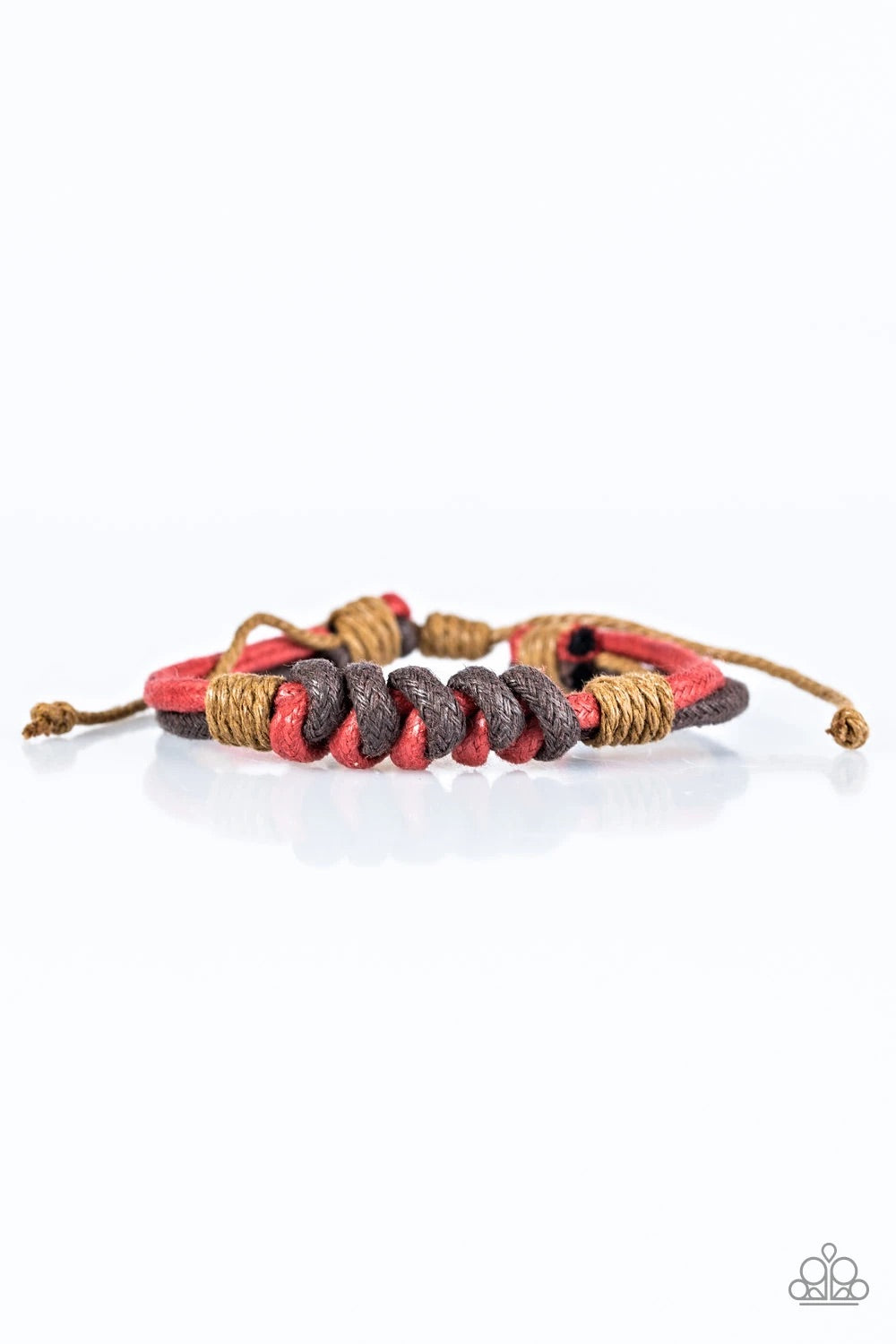 Knot By a Long Shot Red Urban Bracelet