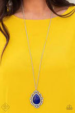 Load image into Gallery viewer, Frozen Gardens Blue Necklace