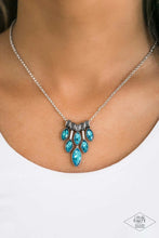 Load image into Gallery viewer, You Should See Me in a Crown Blue Necklace