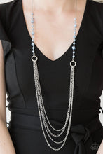 Load image into Gallery viewer, Contemporary Cadence Blue Necklace