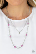 Load image into Gallery viewer, Irresistibly Iridescent Purple Necklace