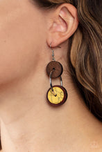 Load image into Gallery viewer, Artisanal Aesthetic Yellow Earrings