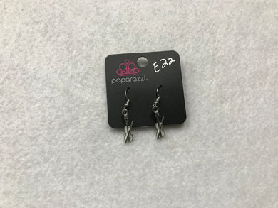 Starlet Shimmer Violin White Earrings #22