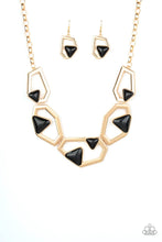 Load image into Gallery viewer, Geo-ing Geo-ing Gone Gold Necklace