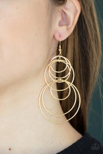 Load image into Gallery viewer, I Feel Dizzy Gold Earrings