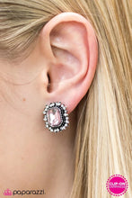 Load image into Gallery viewer, Star Studded Sparkle Pink Clip On Earrings