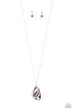 Load image into Gallery viewer, Asymmetrical Bliss Brown Necklace