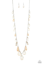 Load image into Gallery viewer, Glow and Steady Wins the Race Brown Necklace
