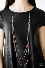 Load image into Gallery viewer, Triple Tango Red Necklace