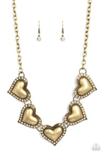 Load image into Gallery viewer, Kindred Hearts Brass Necklace