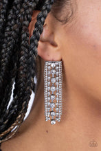 Load image into Gallery viewer, Starry Streamers White Earrings