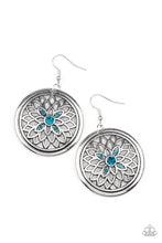 Load image into Gallery viewer, Mega Medallions Blue Earrings
