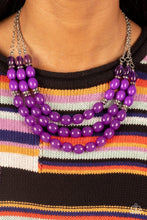 Load image into Gallery viewer, Coastal Cruise Purple Necklace