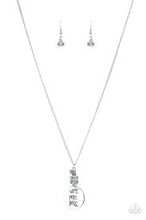 Load image into Gallery viewer, Words To Live By Blue Necklace