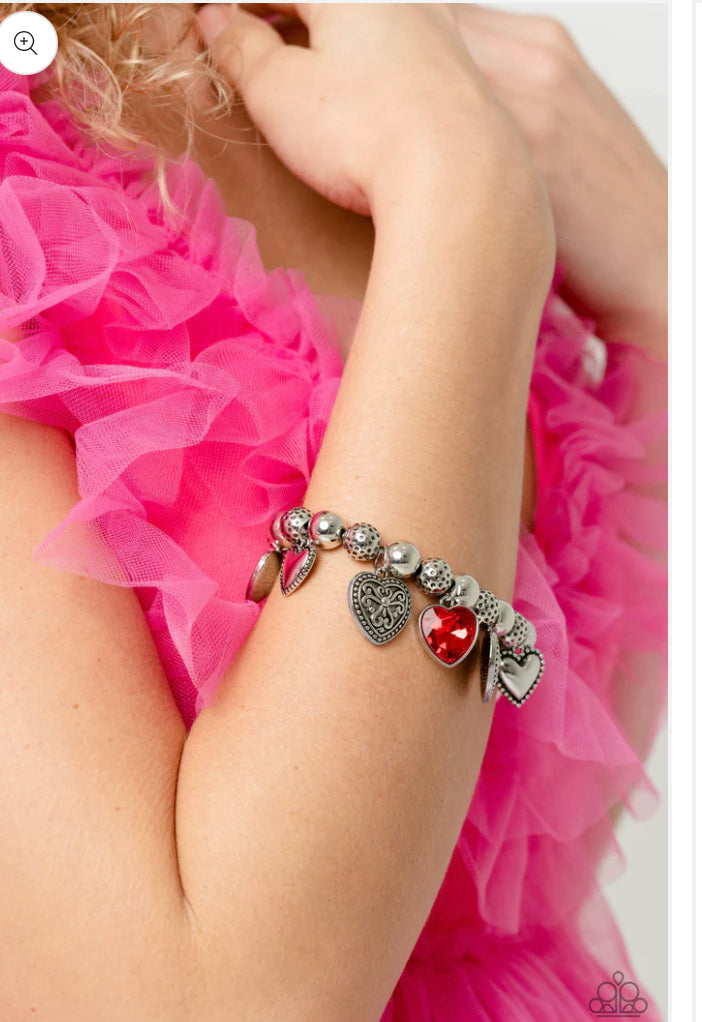 Charming Crush Red Bracelet
