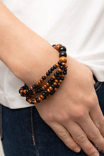 Load image into Gallery viewer, Oceania Oasis Black Wood Bracelet
