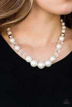 Load image into Gallery viewer, Glam Straight White Necklace