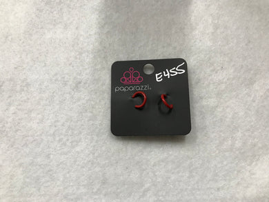 Starlet Shimmer Hoops Red #455