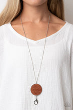 Load image into Gallery viewer, Wonderously Woven Brown Lanyard