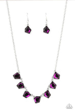 Load image into Gallery viewer, Experimental Edge Purple Necklace