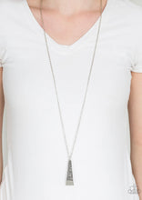 Load image into Gallery viewer, Prized Pendulum Silver Necklace