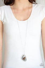 Load image into Gallery viewer, Asymmetrical Bliss Brown Necklace