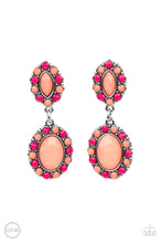 Load image into Gallery viewer, Positively Pampered Orange Clip On Earrings