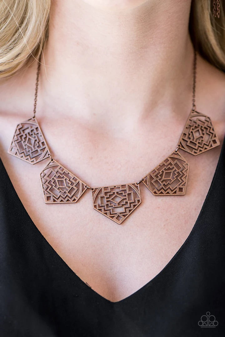 Hacienda Heights Copper Necklace
