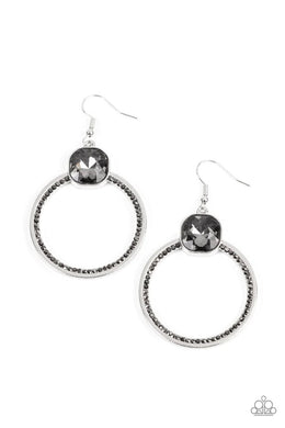 Cheers to Happily Ever After Silver Earrings