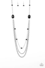 Load image into Gallery viewer, Dare to Dazzle Black Necklace