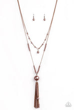 Load image into Gallery viewer, Abstract Elegance Copper Necklace
