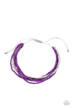 Load image into Gallery viewer, All Beaded Up Purple Seed Bead Bracelet