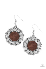 Load image into Gallery viewer, Farmhouse Fashionista Brown Earrings