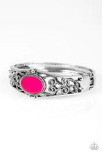 Load image into Gallery viewer, Joyful Journeys Pink Hinged Bracelet