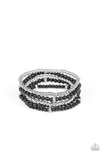 Load image into Gallery viewer, Fiercely Frosted Black Bracelet
