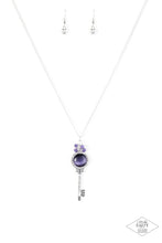Load image into Gallery viewer, Unlock Every Door Purple Necklace