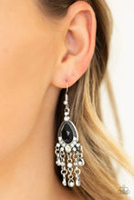 Load image into Gallery viewer, Bling Bliss Black Earrings