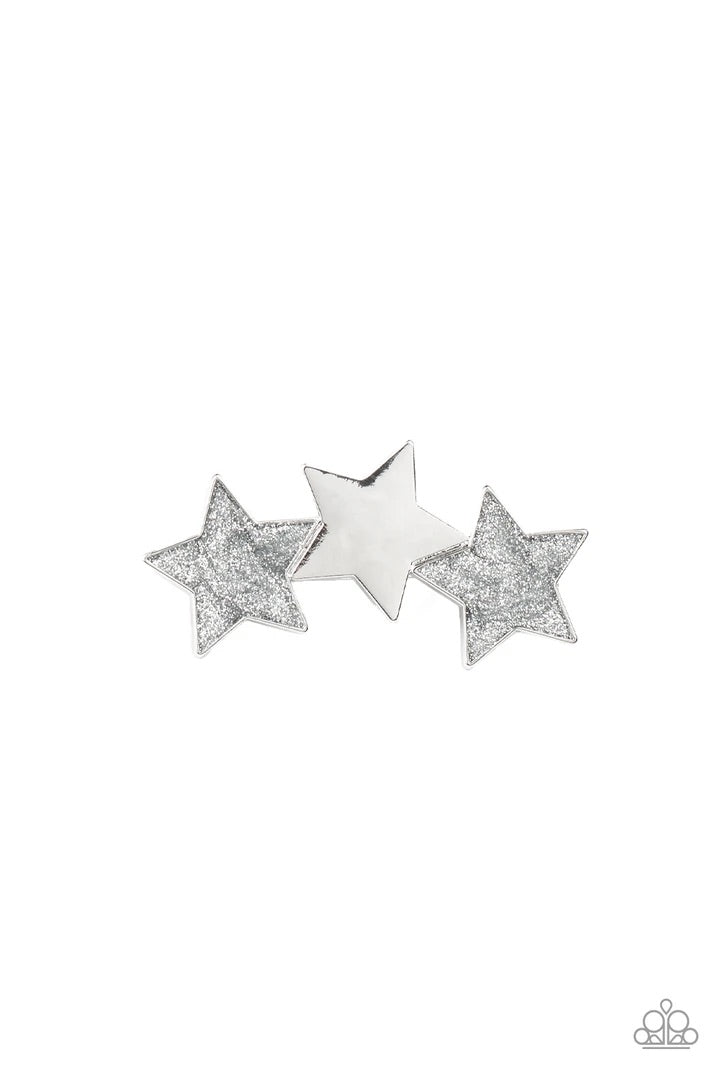 Don’t Get Me STAR-ted Silver Hair Clip